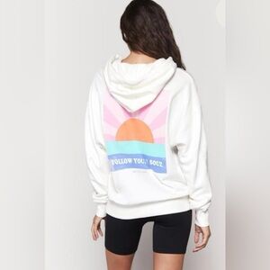 Spiritual Gangster Phoebe Graphic Oversize Hoodie
